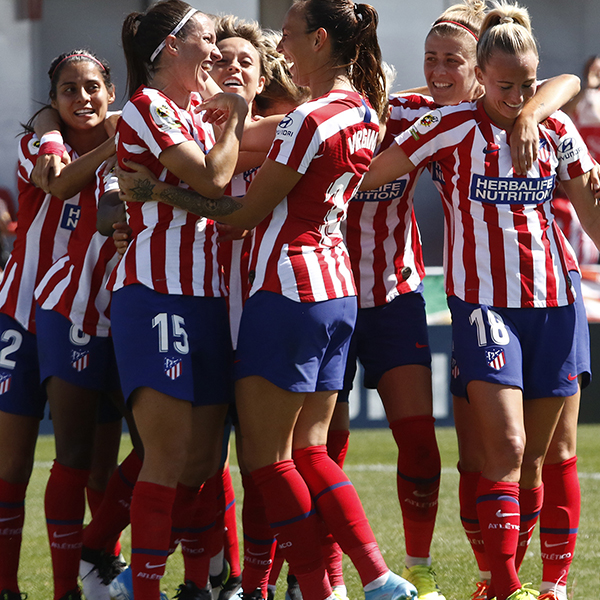 Herbalife Nutrition patrocinando equipo de fútbol femenino atlético madrid