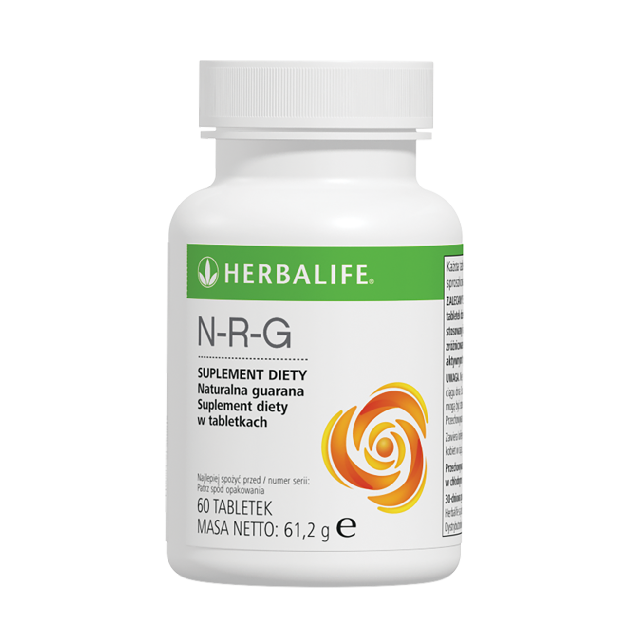 N-R-G Naturalna guarana Suplement diety product shot