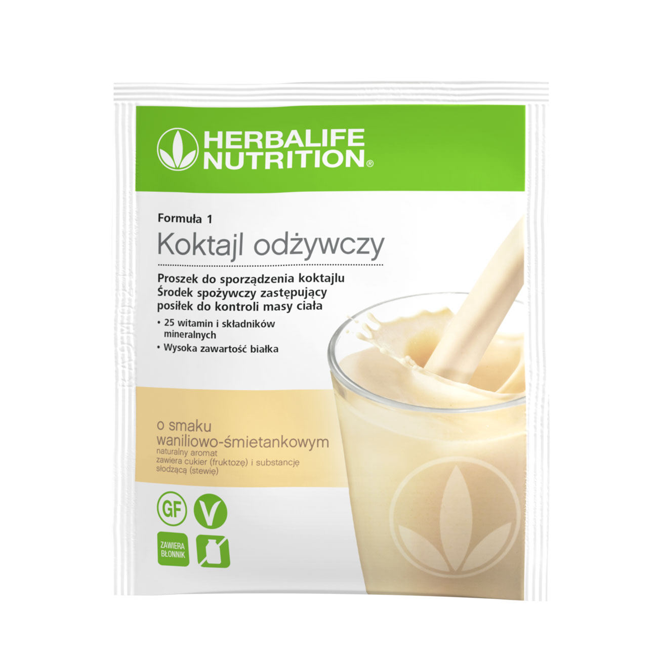 Formuła 1 Koktajl odżywczy o smaku waniliowo-śmietankowym 7 saszetek product shot