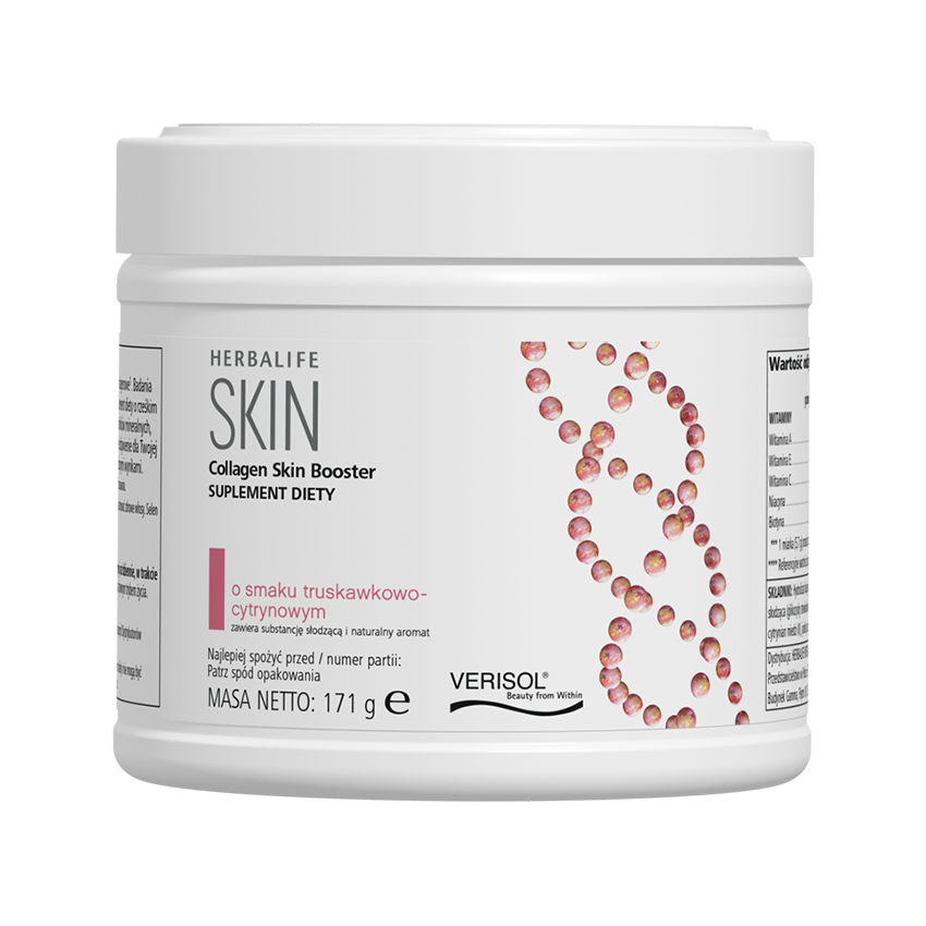 Collagen SKIN Booster o smaku truskawkowo-cytrynowym 171g