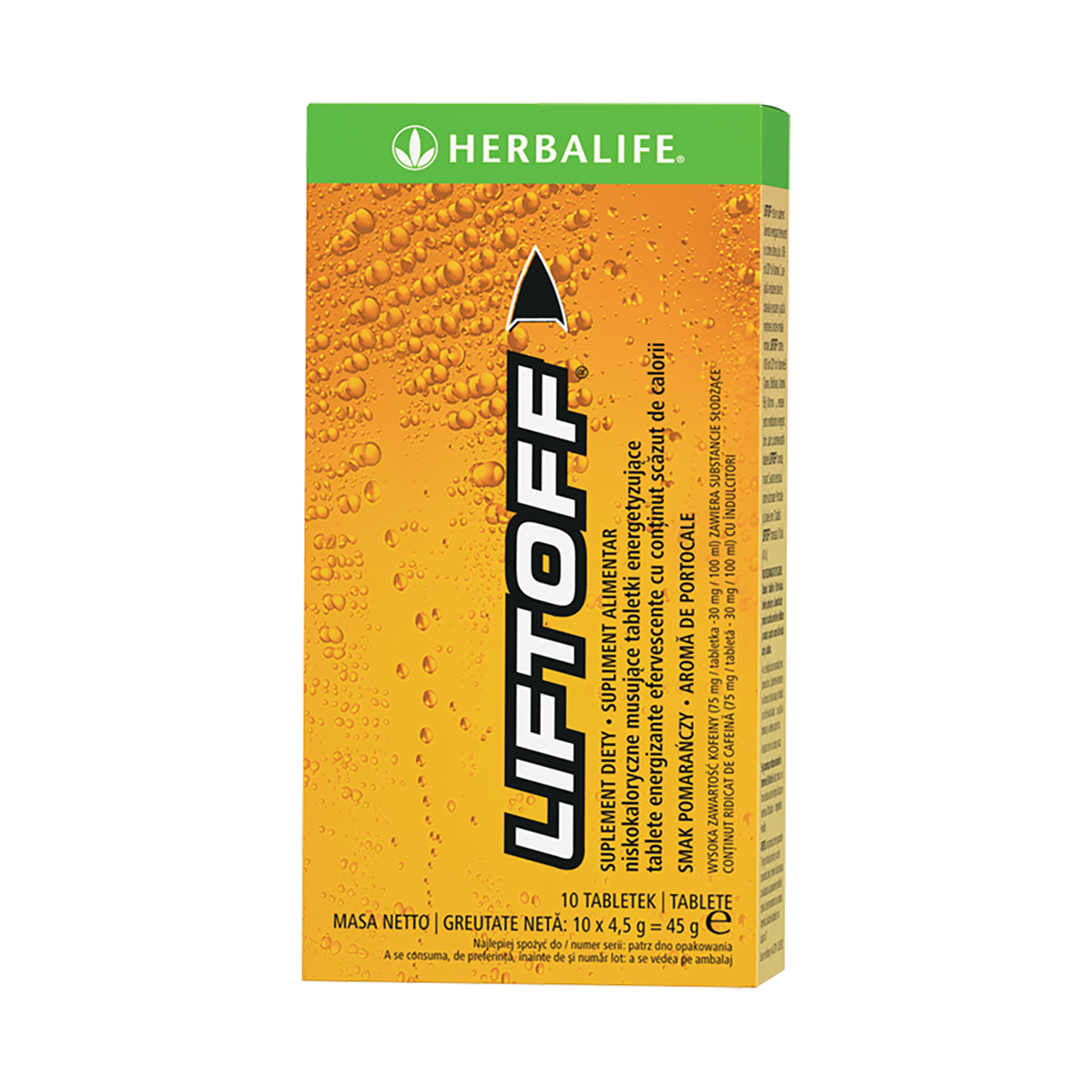 Liftoff Napój energetyczny o smaku pomarańczowym product shot