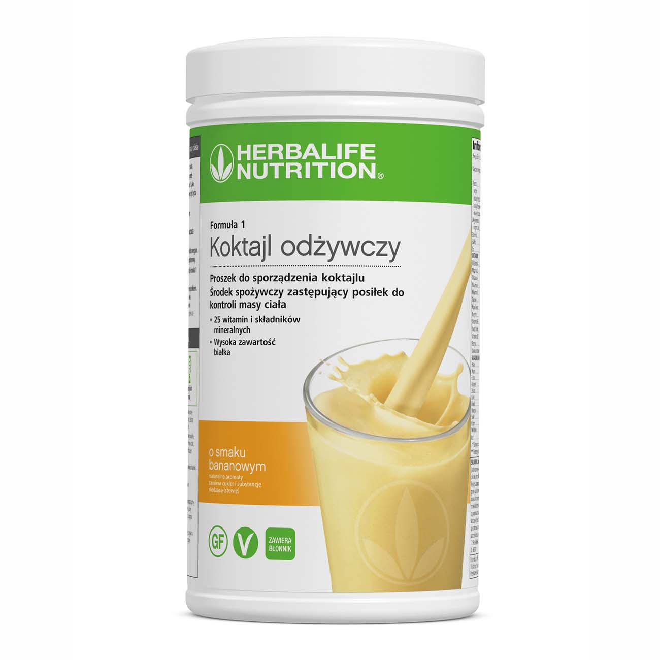Formuła 1 Koktajl odżywczy o smaku bananowym product shot