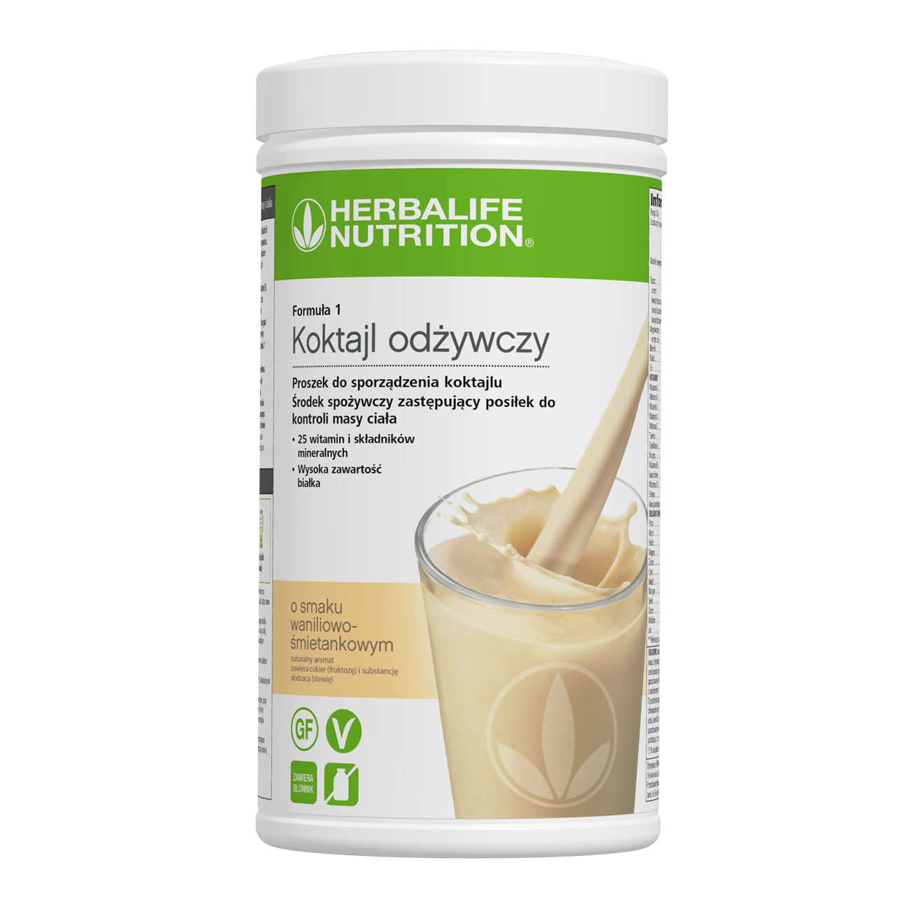 Formuła 1 Koktajl odżywczy o smaku waniliowo-śmietankowym 550g product shot